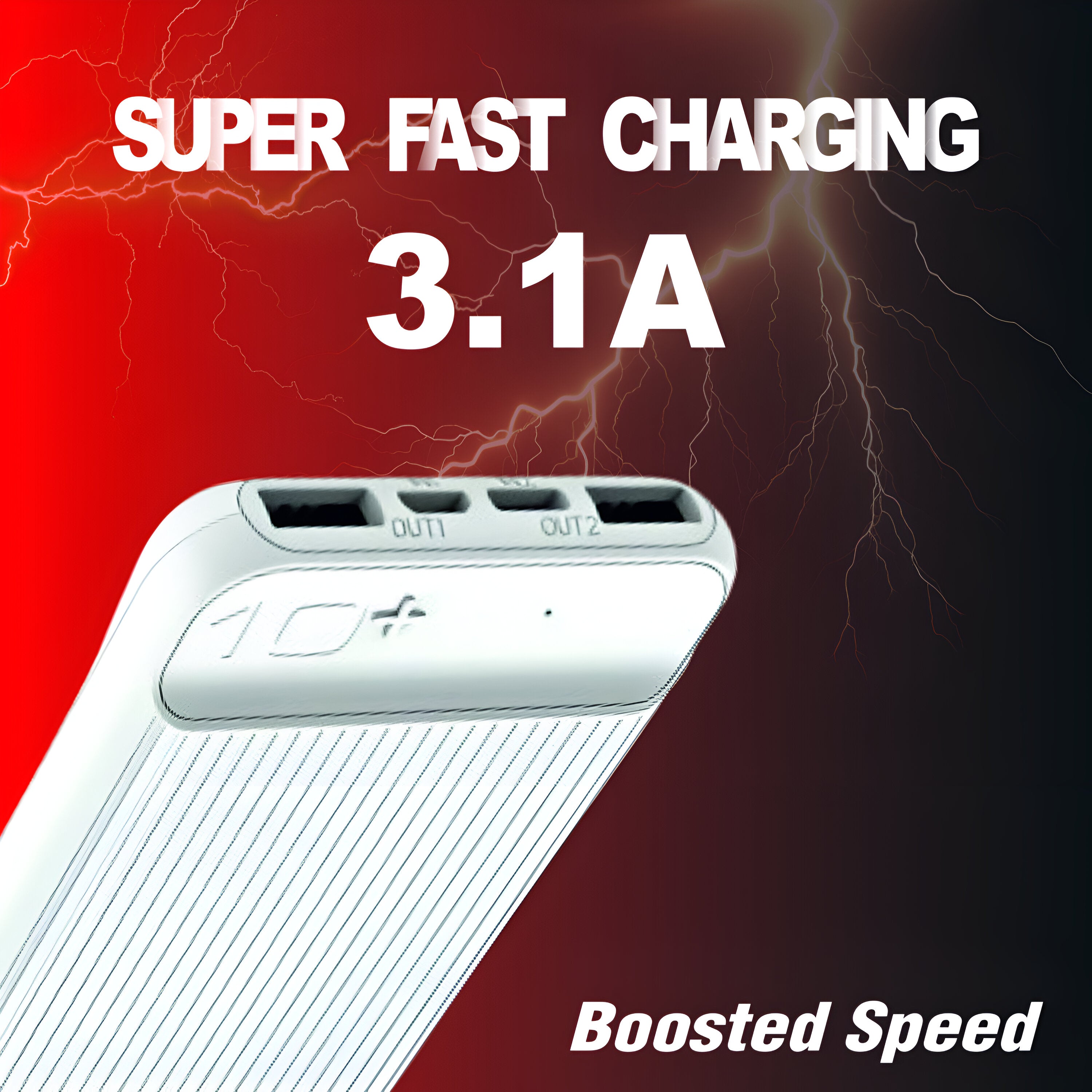 Pocket Power Bank | Royal Mobisol RYL-POB-02: Lightweight Pocket-Sized Powerbank | Superfast Charging - 12000mAh
