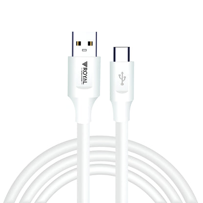 Royal Mobisol 120W Turbo Charging Cable | 6mm Ultra-Durable | 1m Length | Sync & Charge | High-Quality TPE