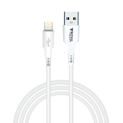 Royal Mobisol DC-011 | 18W | Fast Charging | 1 Meter | Durable iPhone Charger Cable | Sync & Charge