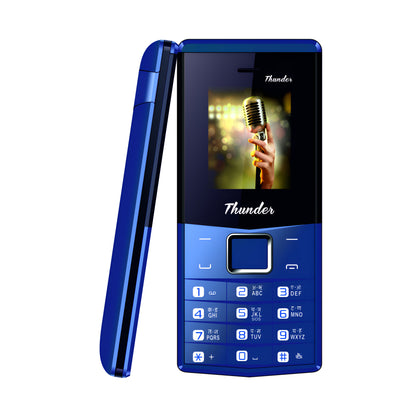 Keypad Mobile | Royal Mobisol Thunder Blue: Reliable Performance | Dual 4G Sim | Expandable 16 GB Storage | 2500 mAh Battery