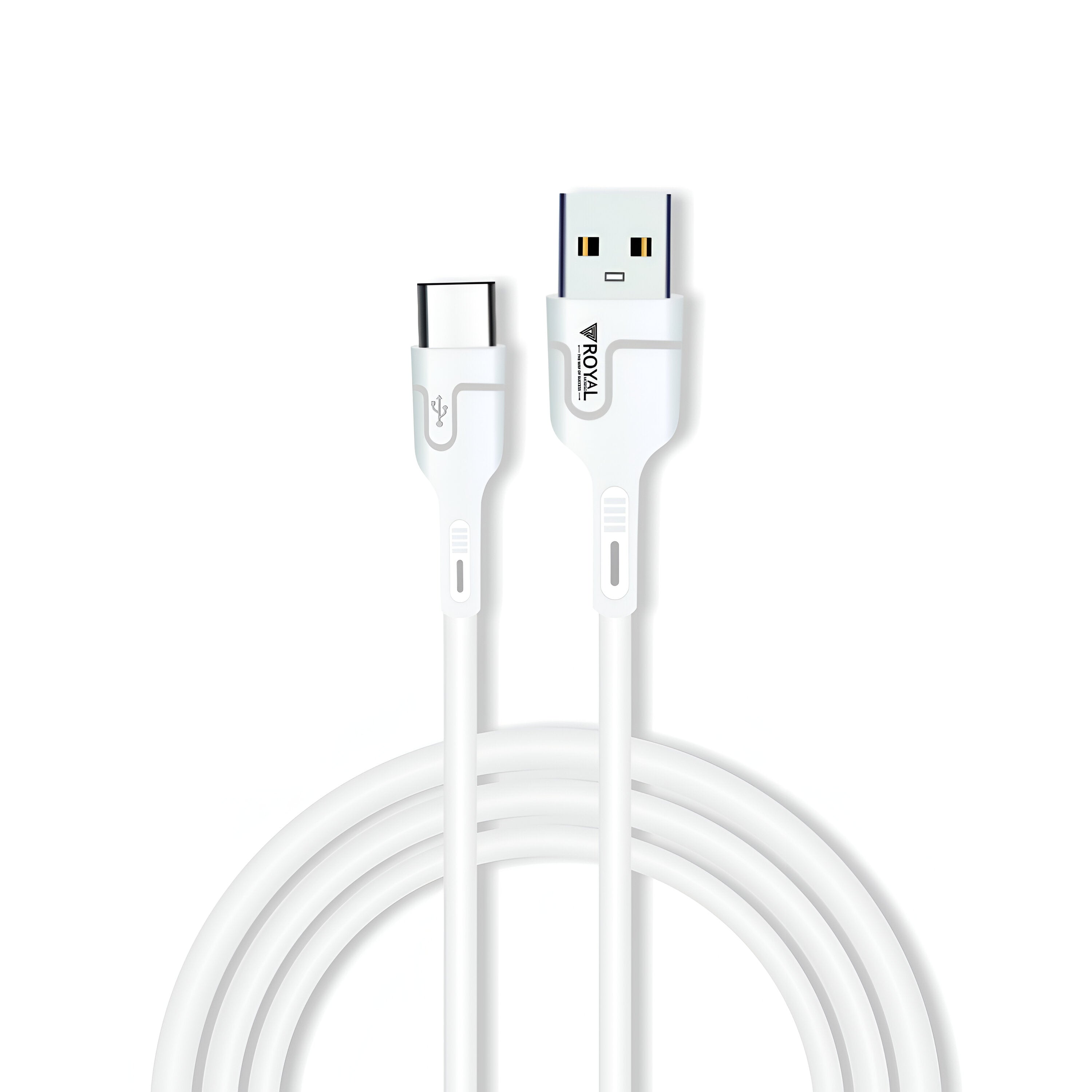 Royal Mobisol Type-C Data Cable | 33W Fast Charging | 1 Meter Length | Durable & High-Speed USB-C Charger Cable