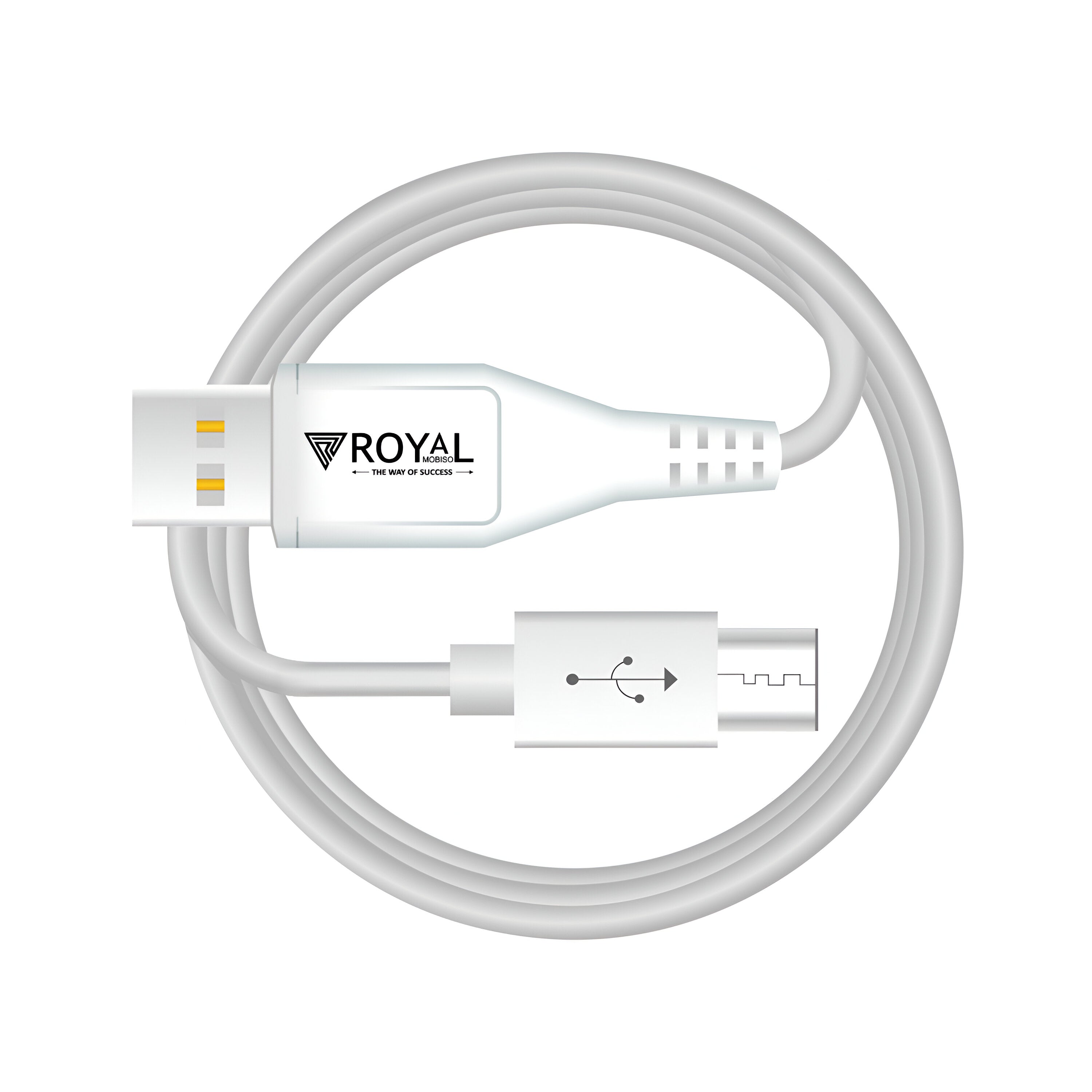 Royal Mobisol DC-201: Premium 2.2A Fast Charging Data Cable | USB to Type-C & Micro