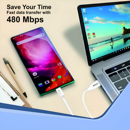 Premium 2.2A Fast Charging Data Cable