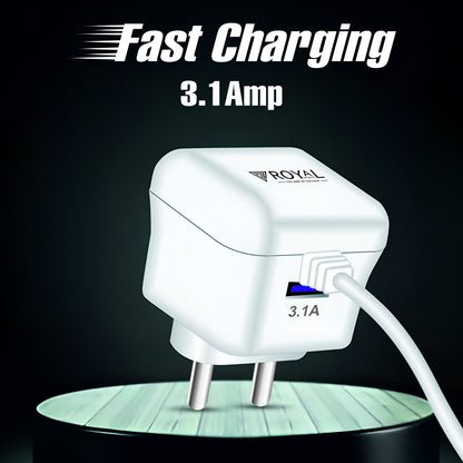 3.1A Single USB Charger (Android & Keypad Phones)