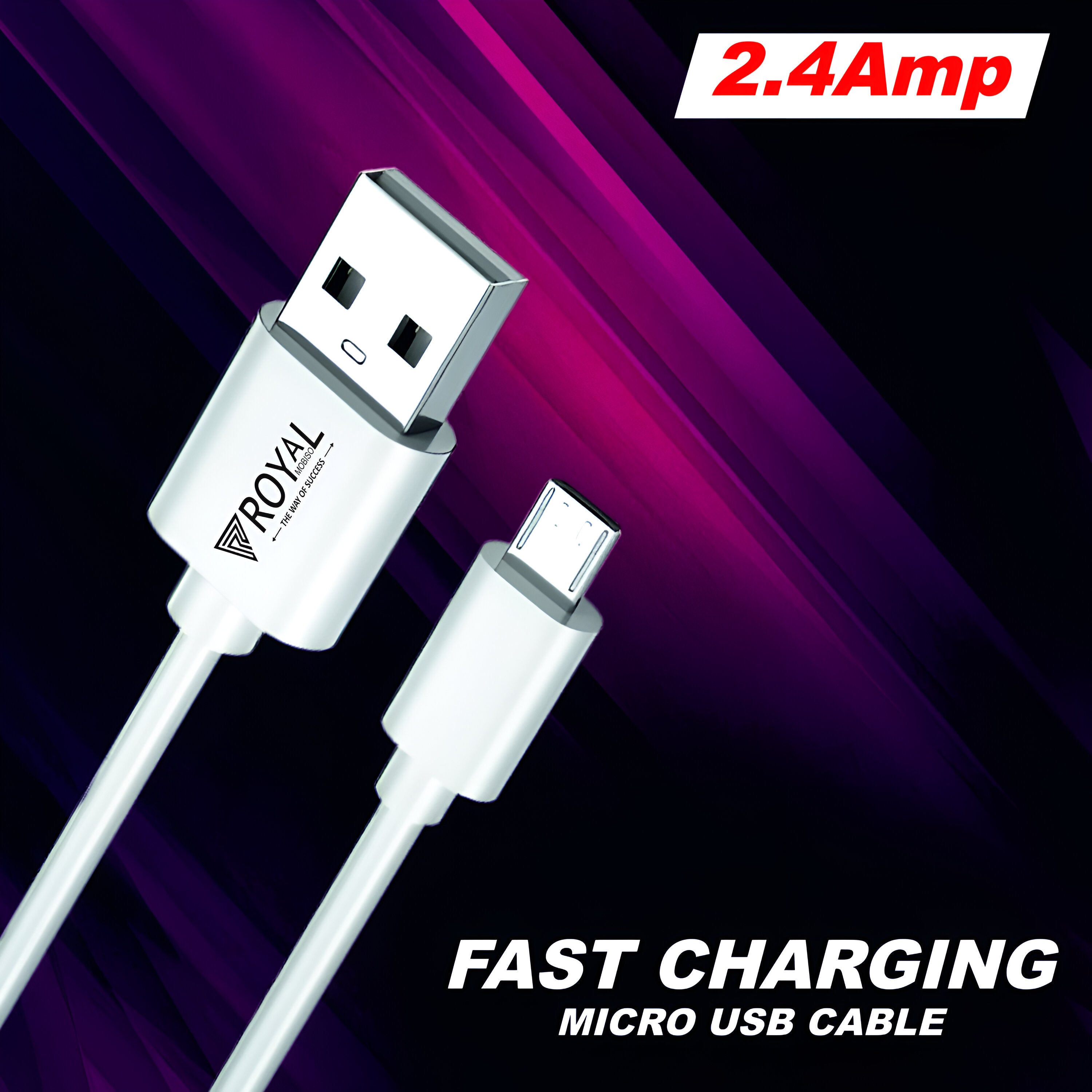 2.4A USB to Micro Data Cable for High-Speed Charging and Data Cable