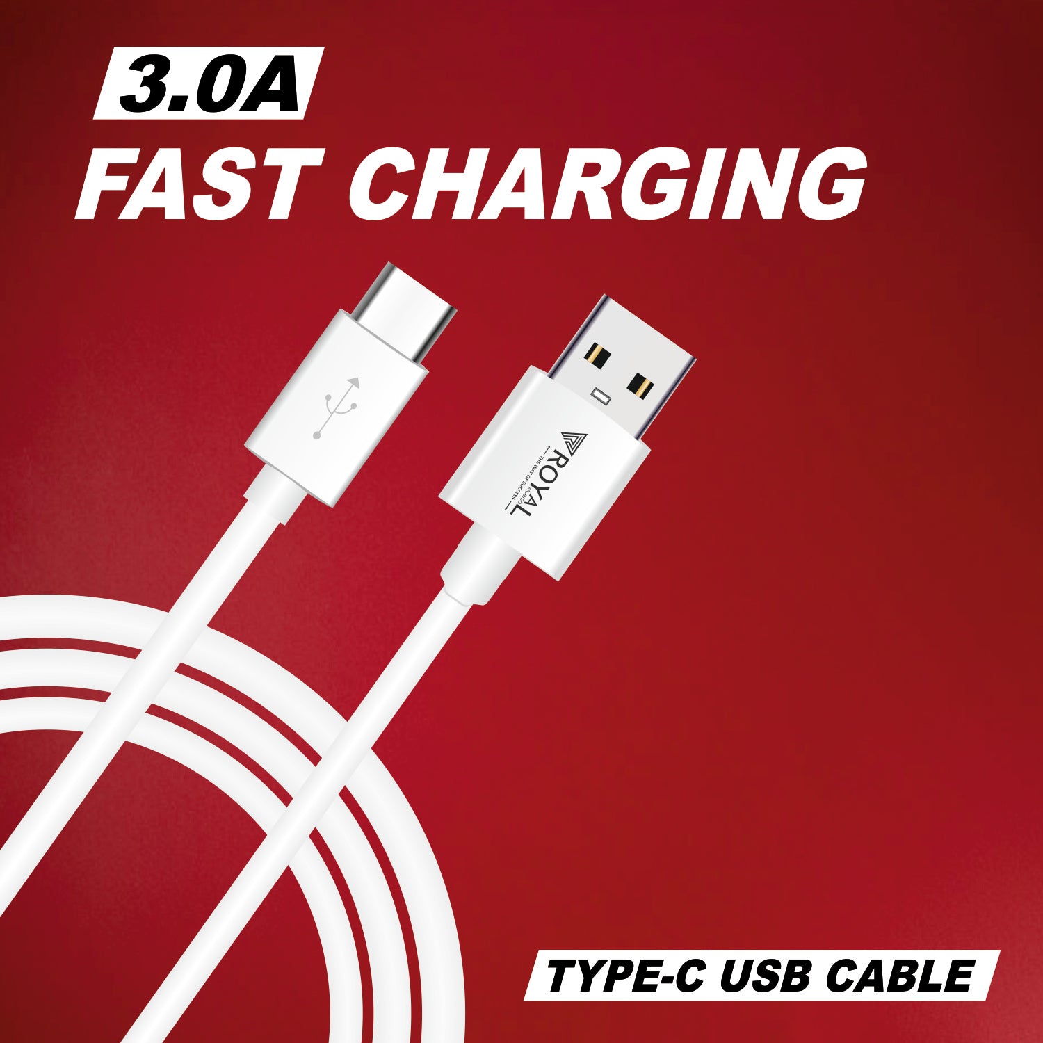 1-Meter Fast Charging Type-C Data Cable for High-Speed Data Transfer