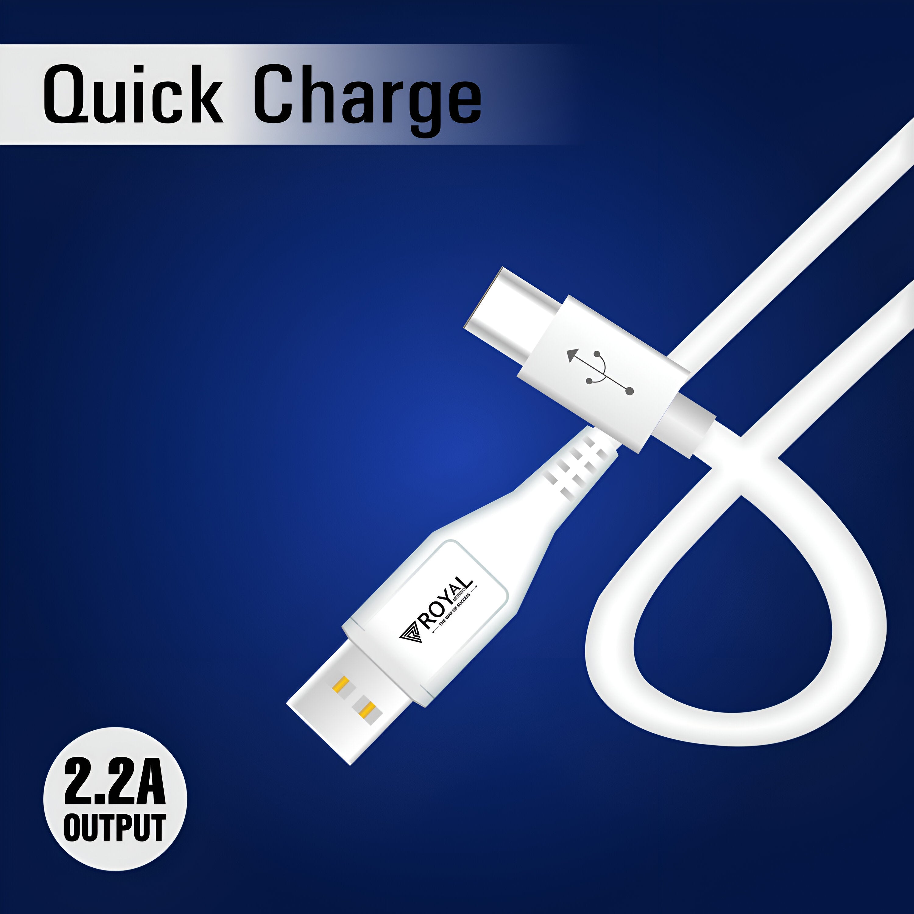 Premium 2.2A Fast Charging Data Cable