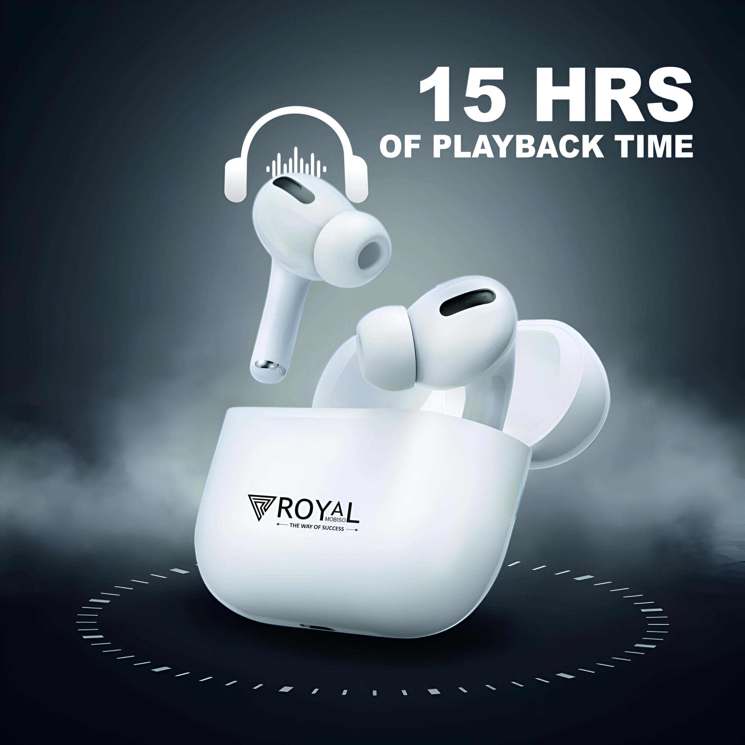 Airpods | Royal Mobisol TWS-03: Immerse Yourself in High-Fidelity Sound | True Wireless with Touch Control