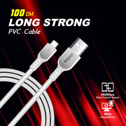 Fast-Charging 3.4A Micro USB Cable