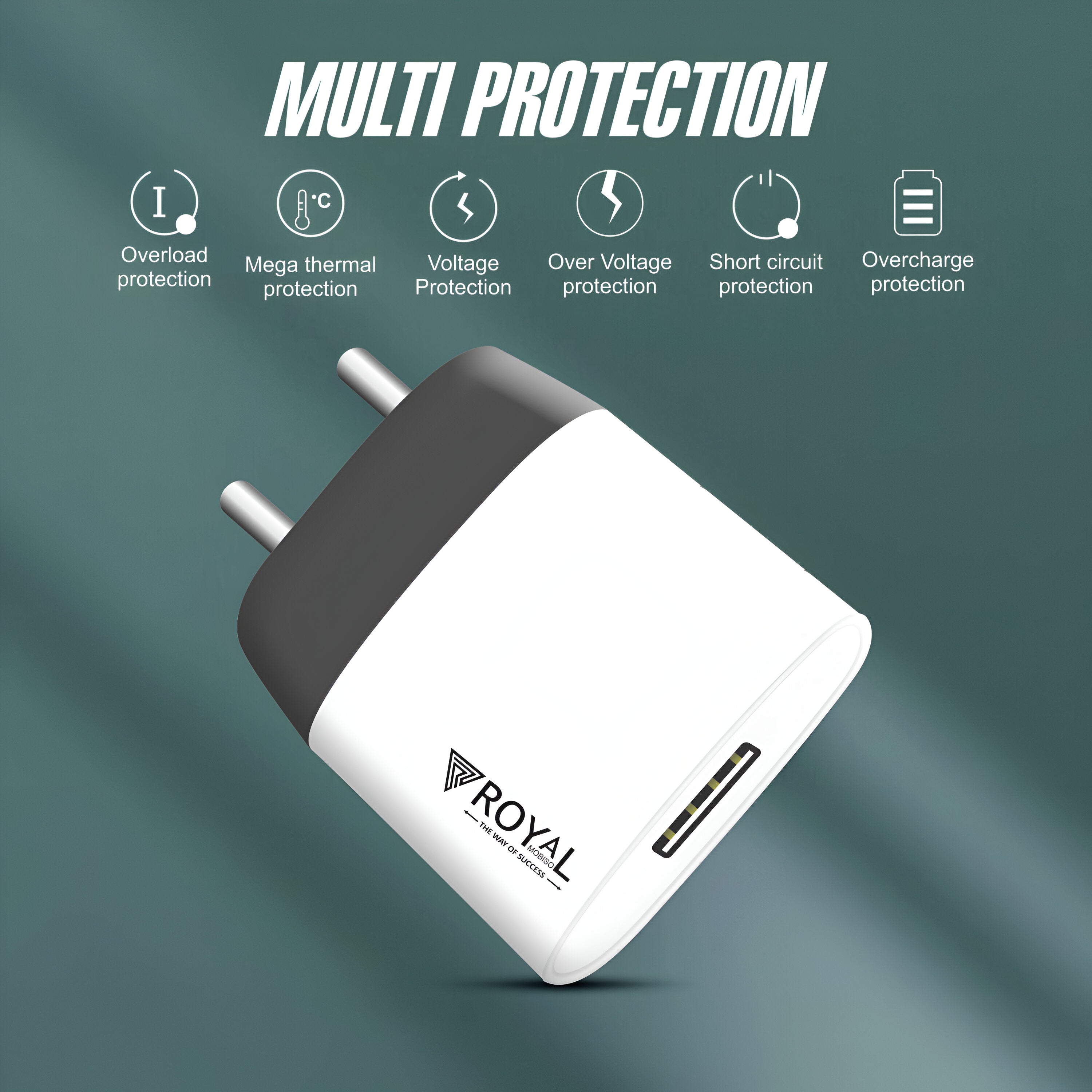 2.4A Fast Charging Single USB Charger (Android & Keypad Phones)