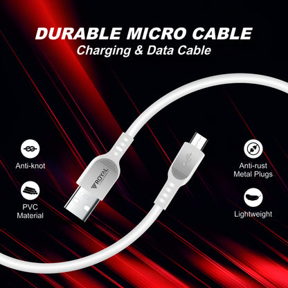 Fast-Charging 3.4A Micro USB Cable