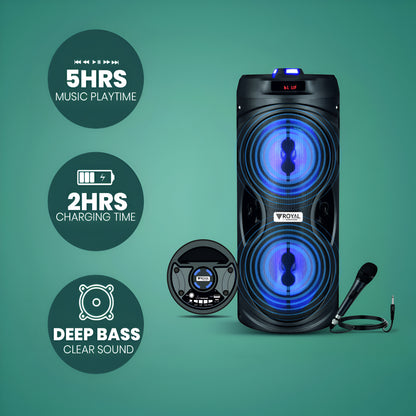 Karaoke Mic System Portable Speaker