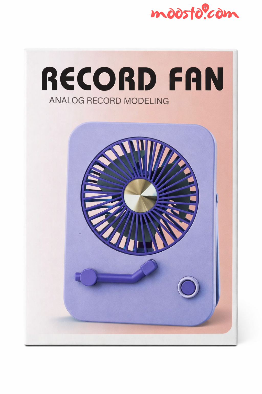 WHATOOK Record Fan Rechargeable Portable Desk Fan with 100-Speed Control, Digital Display & 180° Adjustable Stand – USB Powered Table Fan - Image 2