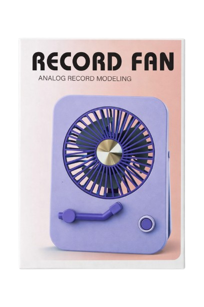 WHATOOK Record Fan Rechargeable Portable Desk Fan with 100-Speed Control, Digital Display & 180° Adjustable Stand – USB Powered Table Fan
