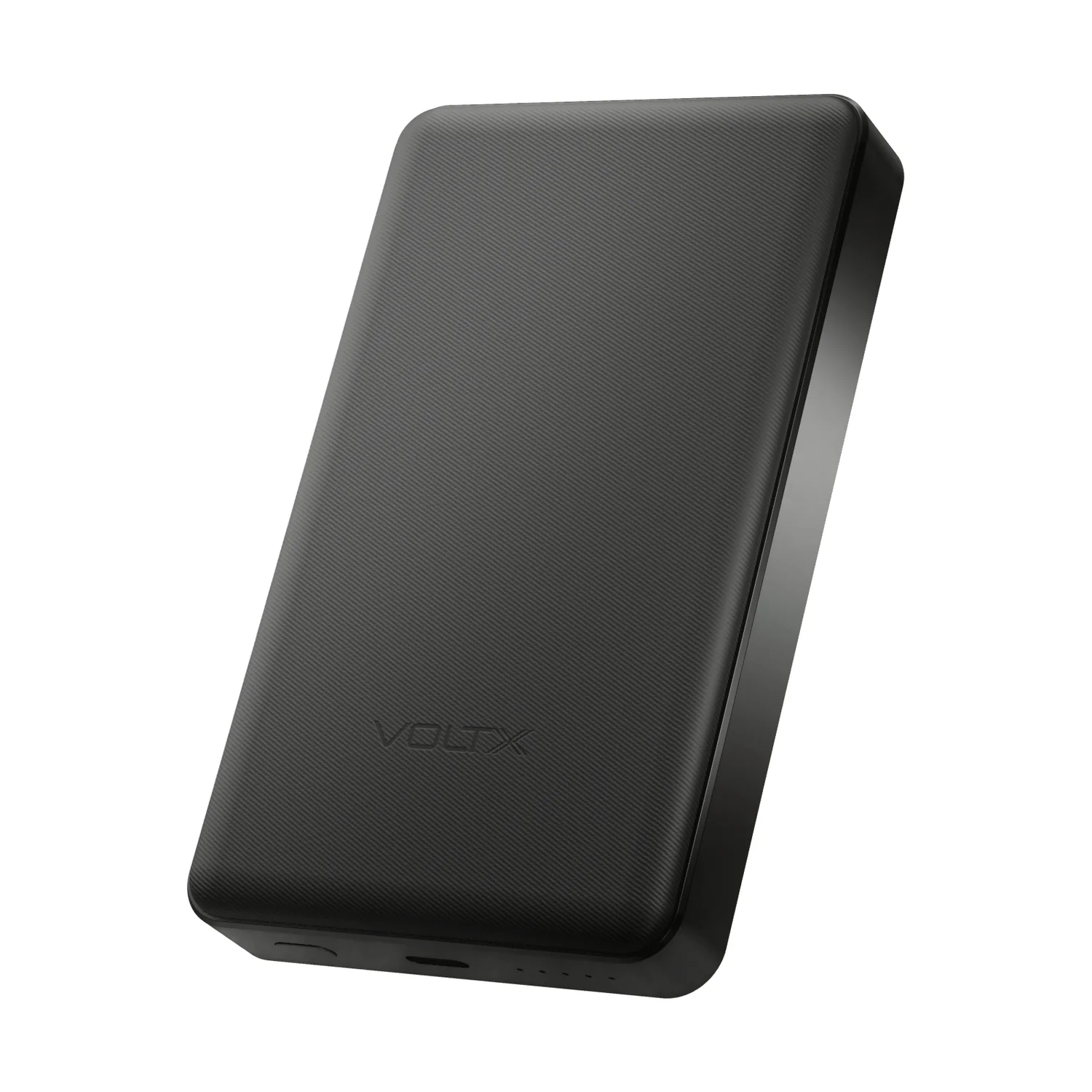 VOLTX Portable Power Bank with USB Type-C Charging Port, LED Battery Indicator & Compact Lightweight Design – Black - Image 5