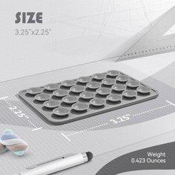 Reusable Silicone Suction Phone Mount Pad | Universal Sticky Phone Holder | Hands-Free Selfie & Video Recording Mount | Washable Nano Suction Pad