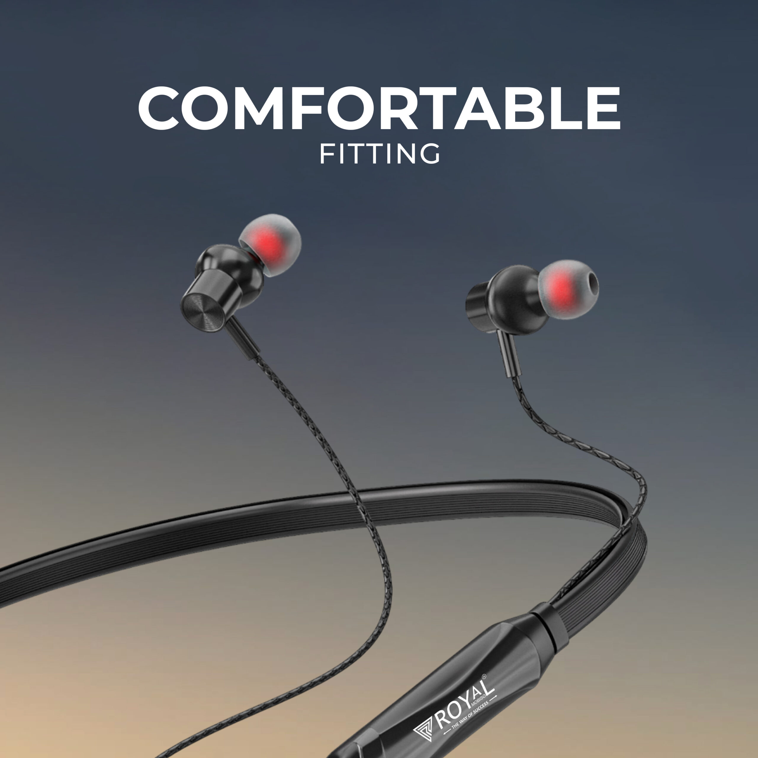 Royal Dhakad Wireless Bluetooth Neckband Earphones | Bluetooth 5.3 | Up to 68 Hours Playtime | Magnetic Earbuds | ENC Noise Cancellation | Lightweight Neckband Headset - Image 8