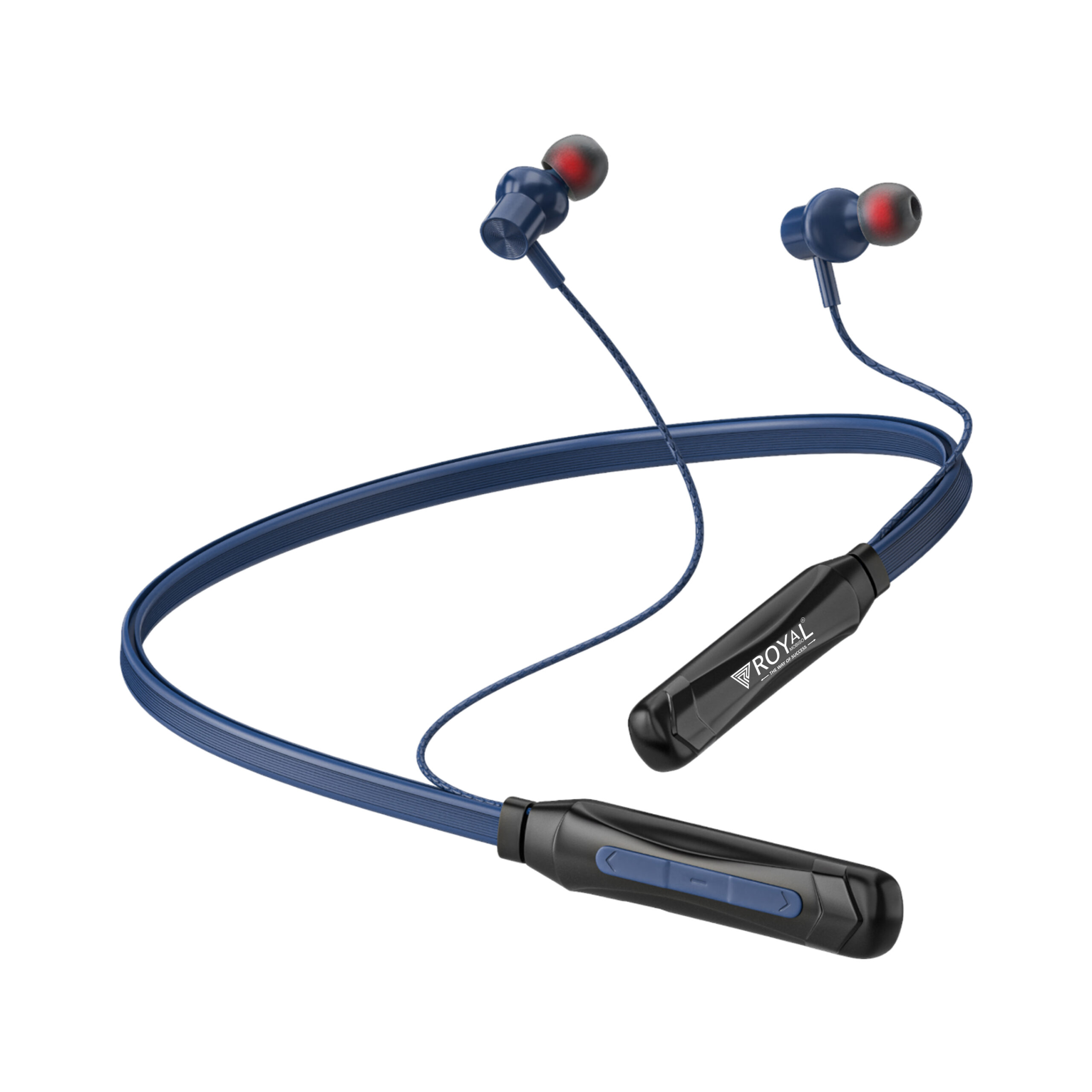 Royal Dhakad Wireless Bluetooth Neckband Earphones | Bluetooth 5.3 | Up to 68 Hours Playtime | Magnetic Earbuds | ENC Noise Cancellation | Lightweight Neckband Headset