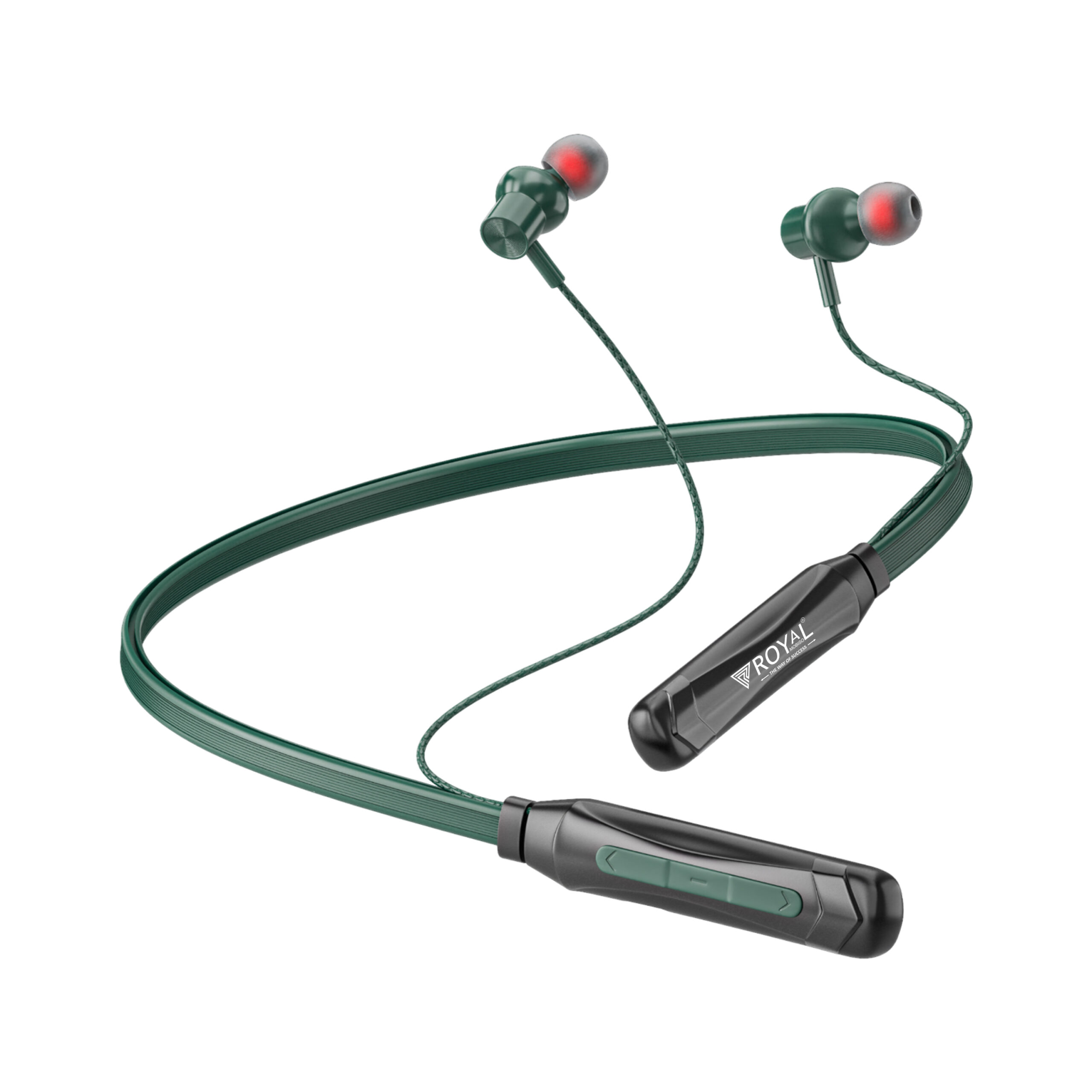 Royal Dhakad Wireless Bluetooth Neckband Earphones | Bluetooth 5.3 | Up to 68 Hours Playtime | Magnetic Earbuds | HD Sound | ENC Noise Cancellation | Lightweight Design