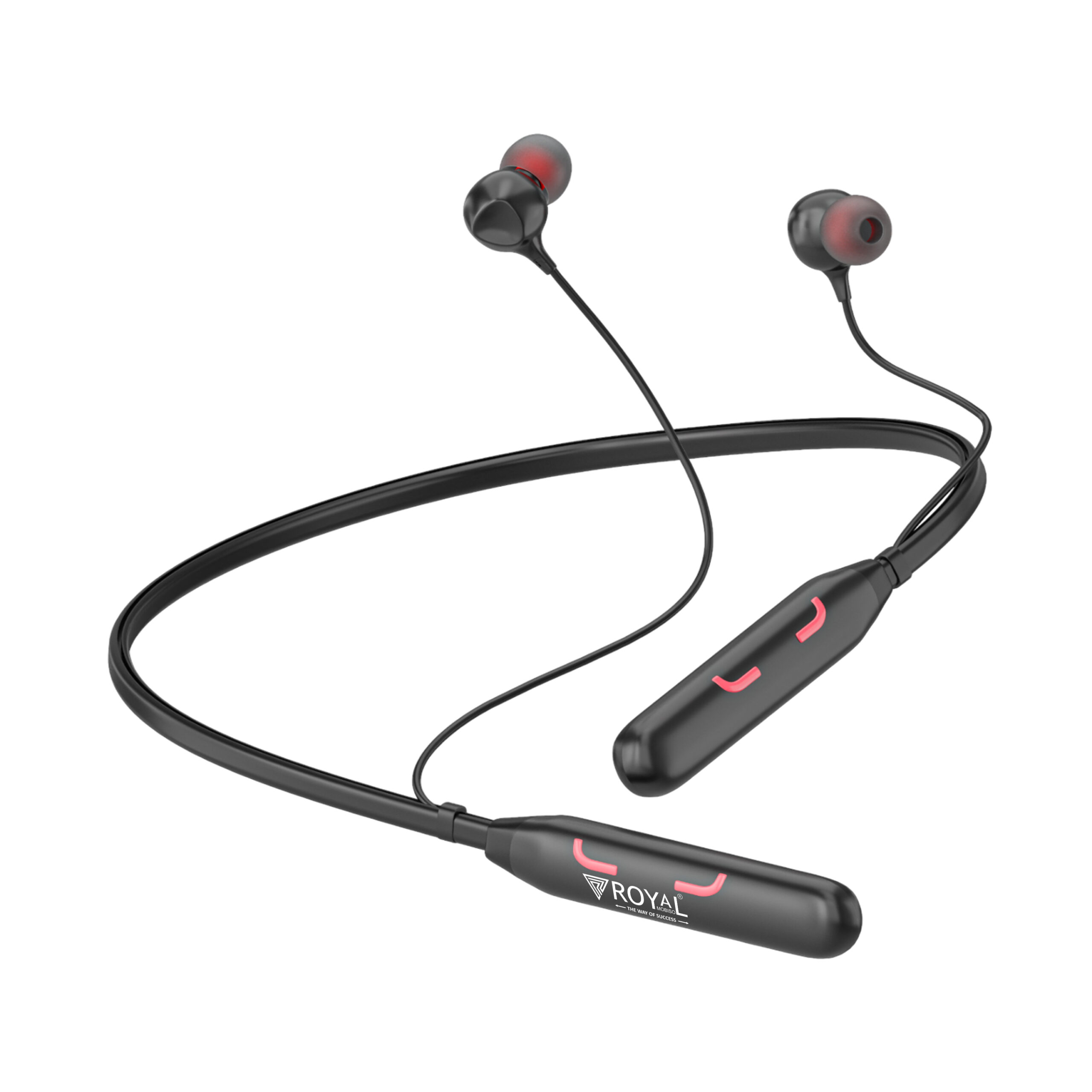 Royal Harmony Wireless Bluetooth Neckband Earphones | Bluetooth 5.3 | Up to 72 Hours Playtime | Magnetic Earbuds | Lightweight Design | Android & iOS Compatible - Image 3