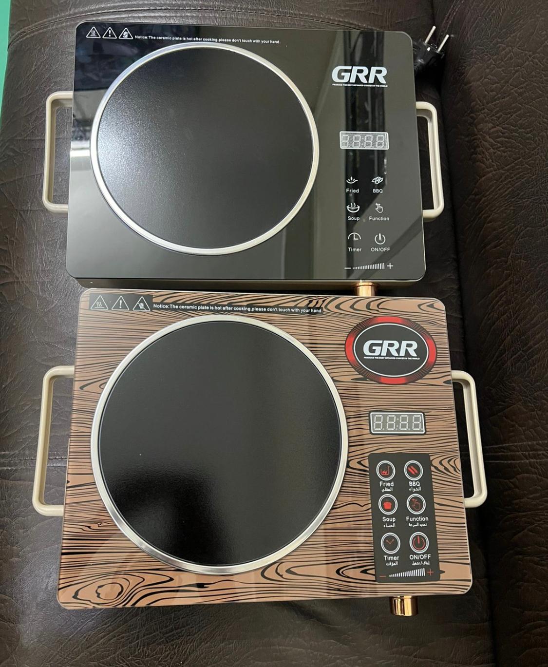GRR GRR-1913 Infrared Electric Cooker 3500W | Single Burner Ceramic Infrared Cooktop | Digital Touch Control | Multi-Function Hot Plate | No Radiation