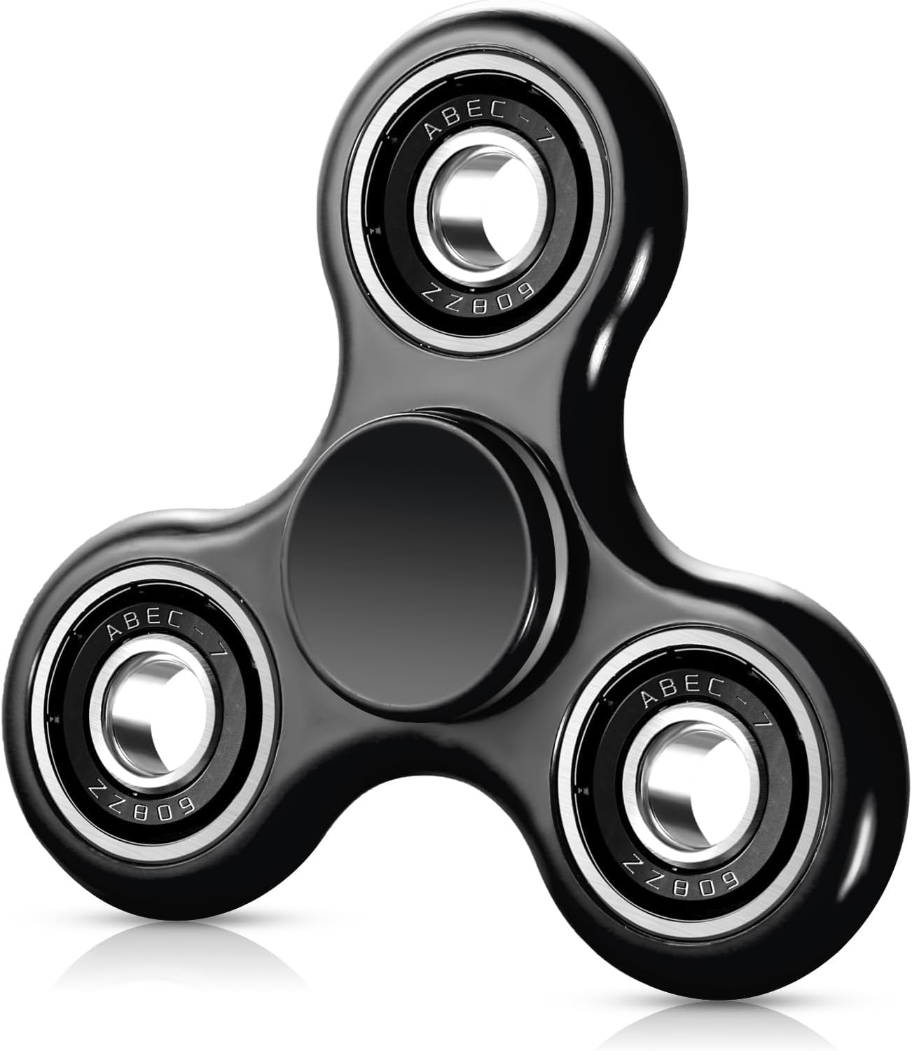 Premium Tri-Spinner Fidget Spinner with ABEC-7 Bearings | High-Speed Stress Relief Hand Spinner | Smooth & Silent Finger Toy | Assorted Colors